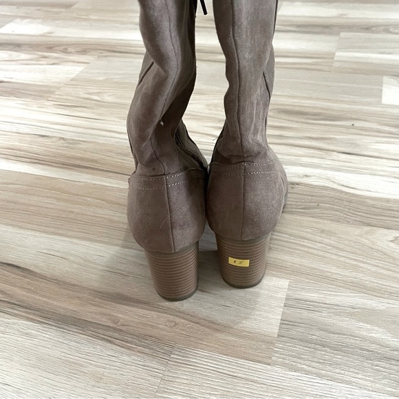 a.n.a. Thigh High Tan Boots - Picture 3 of 5
